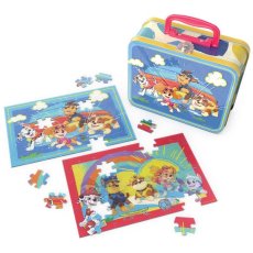 Пазл переливной 2в1 Щенячий патруль в жестяной коробке Paw Patrol, Spin Master, 48 эл.