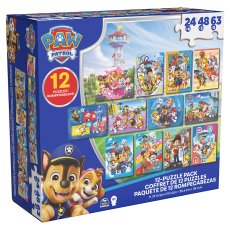 Набор пазлов 12 в 1 Щенячий патруль Paw Patrol, Spin Master, 24-48-63 эл.