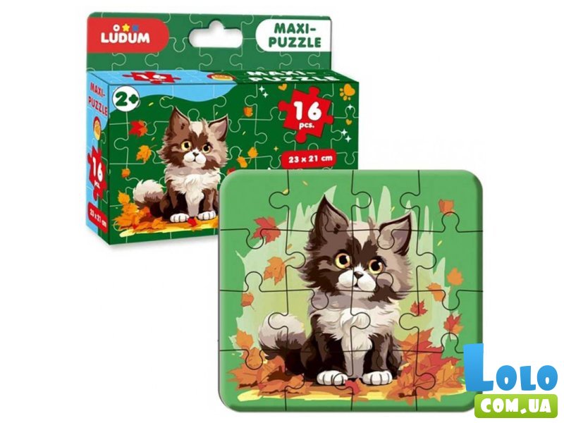 Пазл Макси Котик 3, Ludum, 16 эл.