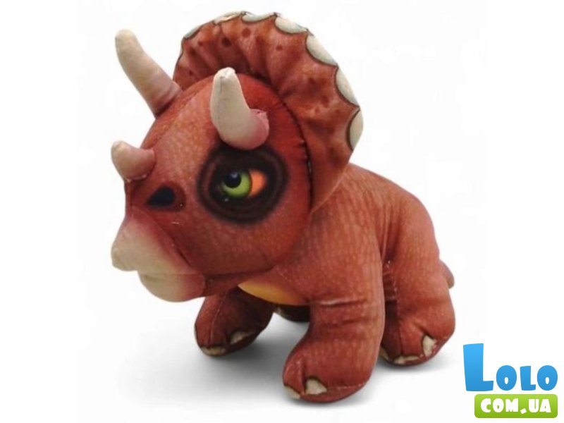 Мягкая игрушка Динозавр Трицератопс, Копиця, 30 см