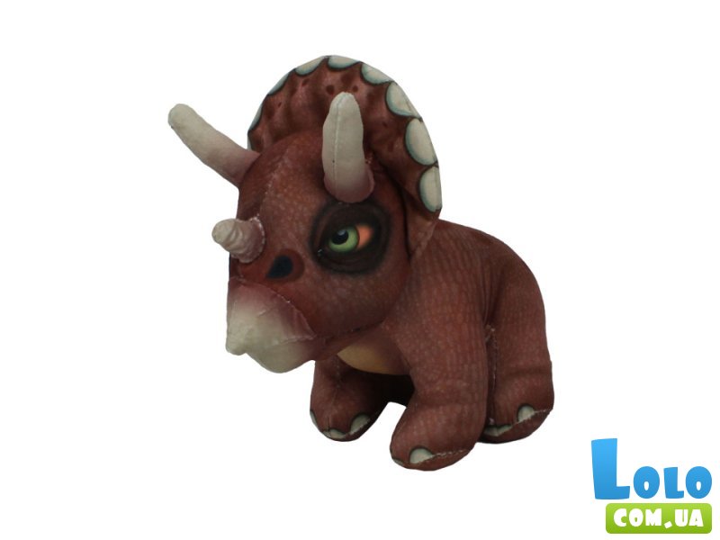 Мягкая игрушка Динозавр Трицератопс, Копиця, 30 см