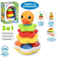 Развивающая игрушка Чудо пирамидка Утка, Limo Toy