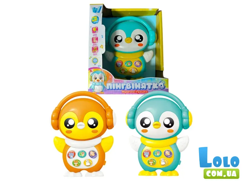 Музыкальная игрушка Пингвинятко, WToys (в ассортименте)