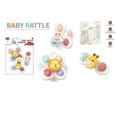 Набор погремушки-спинеров на присосках Baby Rattle