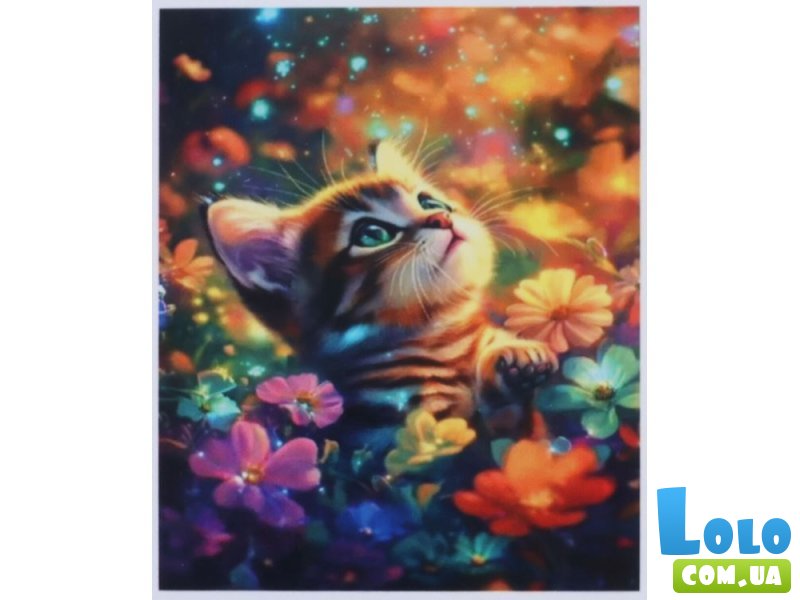 Алмазная мозаика Рыжий котик, TK Group (30х20 см)