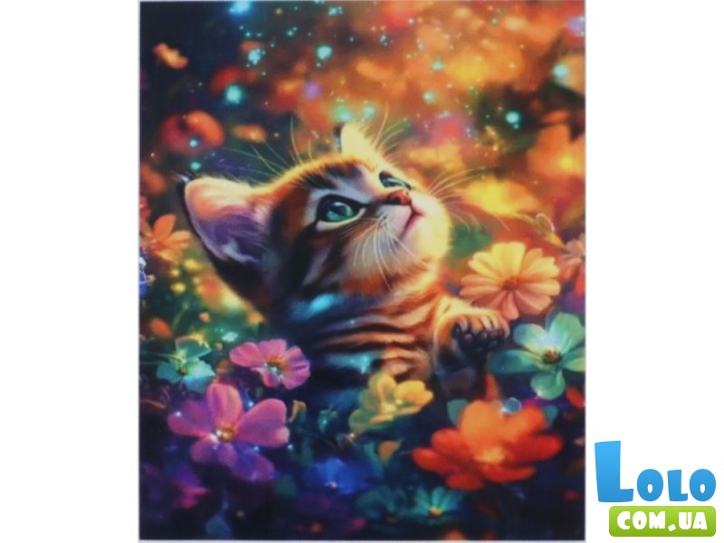 Алмазная мозаика Рыжий котик, TK Group (30х20 см)