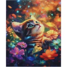 Алмазная мозаика Рыжий котик, TK Group (30х20 см)