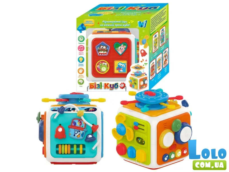 Развивающая игрушка Бизикуб, WToys