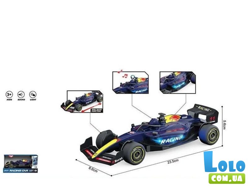 Машина гоночная Formula1