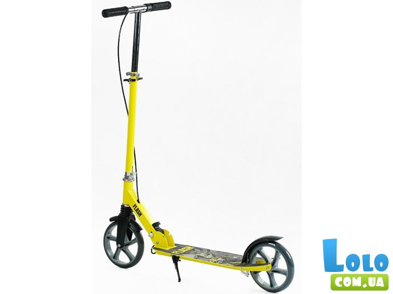 Самокат двухколесный Best Scooter Rio (черно-желтый)