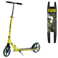 Самокат двухколесный Best Scooter Rio (черно-желтый)