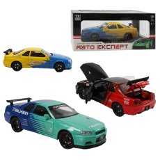 Машина металлопластиковая Nissan Skyline GT-R (R34), АвтоЕксперт (в ассортименте)