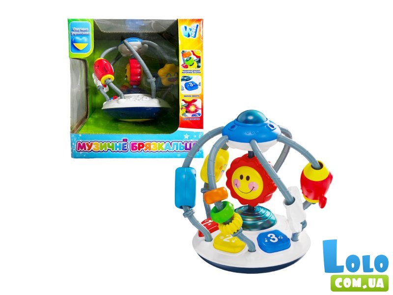 Развивающая игрушка Музыкальная погремушка, WToys