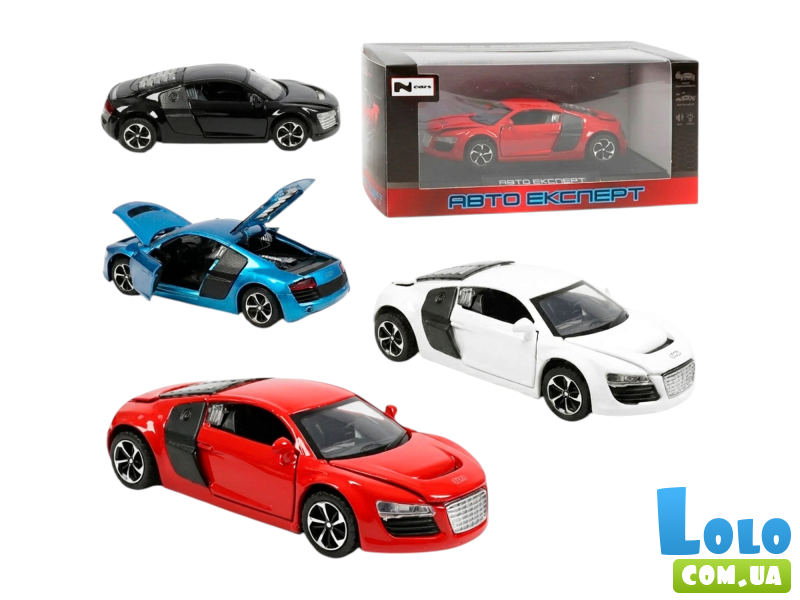 Машина металлопластиковая Audi R8, АвтоЕксперт (в ассортименте)