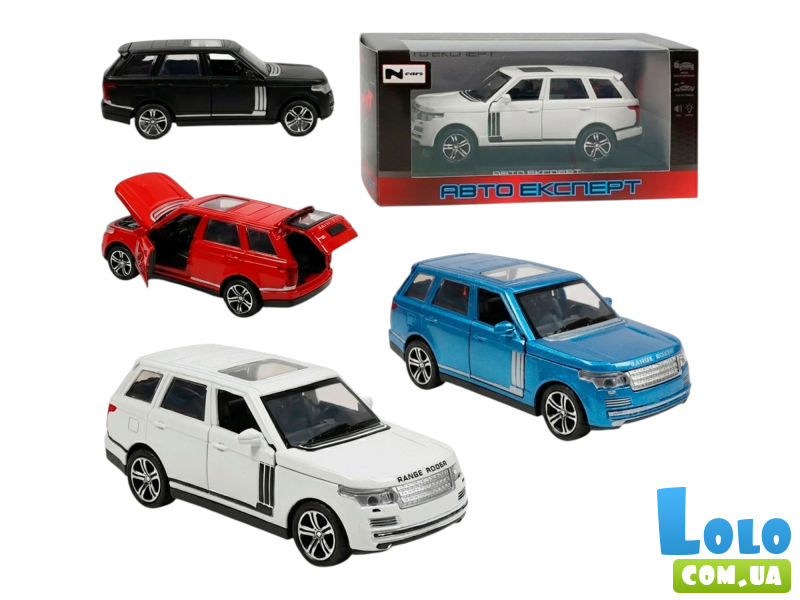 Машина металлопластиковая Range Rover, АвтоЕксперт (в ассортименте)