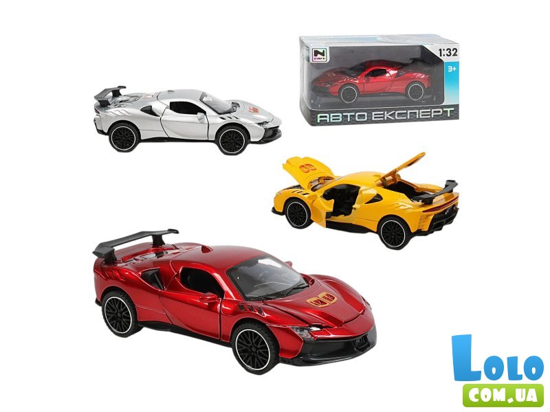 Машина металлопластиковая Ferrari, АвтоЕксперт (в ассортименте)