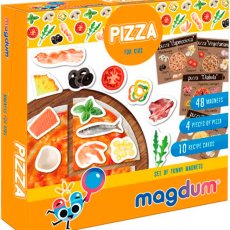 Настольная Магнитная кулинарная игра Пицца, Magdum