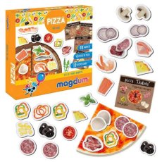 Настольная Магнитная кулинарная игра Пицца, Magdum