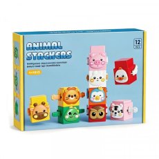 Развивающая игрушка-пирамидка Зверята