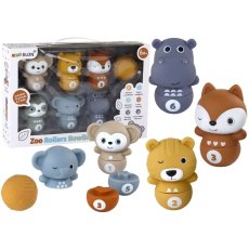 Игровой набор боулинг с животными для малышей