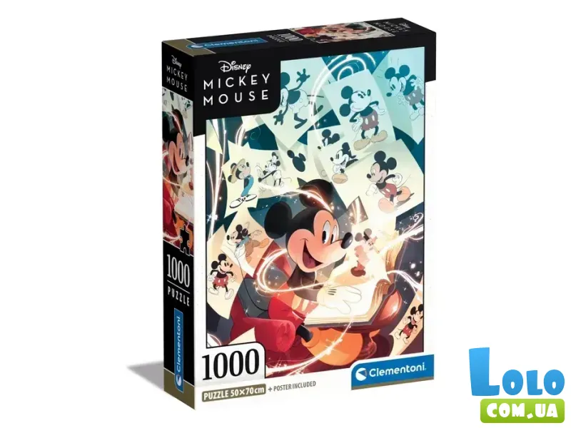 Пазл Приключения веселого мышонка, Clementoni, 1000 эл.