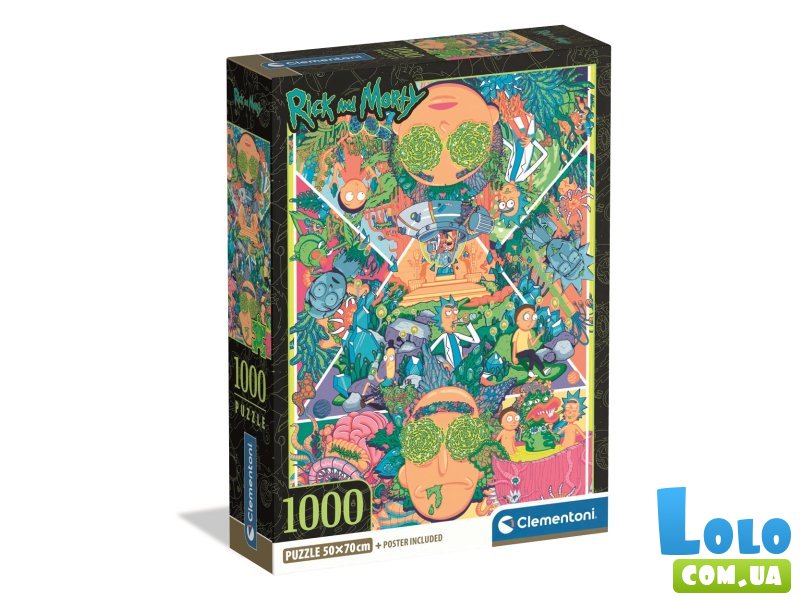 Пазл Гипнотическое марево Рика, Clementoni, 1000 эл.