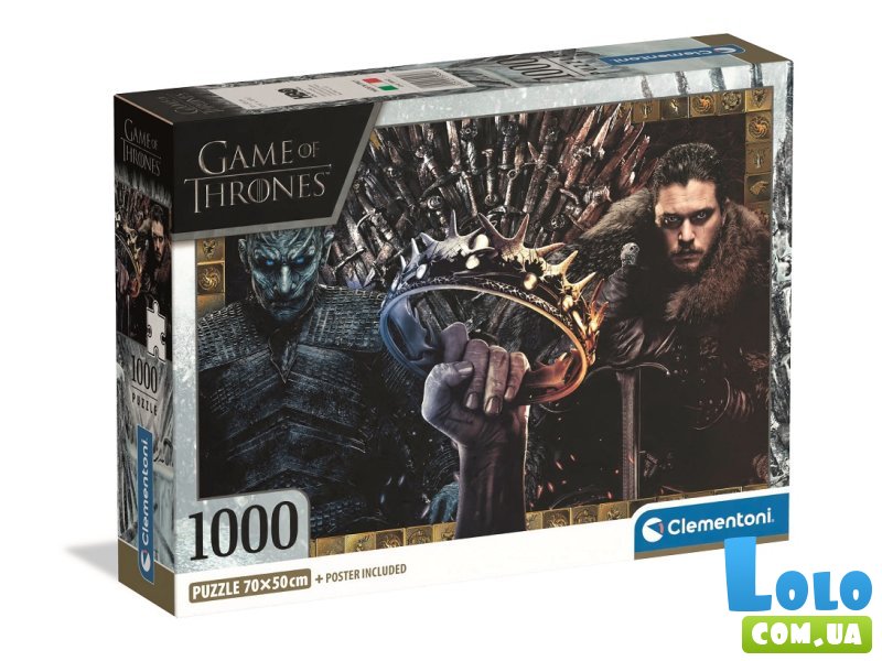 Пазл Главные герои сериала Игра Престолов, Clementoni, 1000 эл.