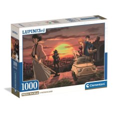 Пазл Закат с героями аниме Люпен 3, Clementoni, 1000 эл.