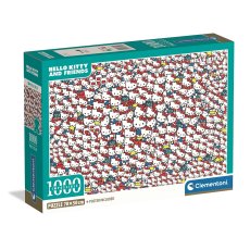 Пазл Нереальное количество Хэллоу Китти, Clementoni, 1000 эл.