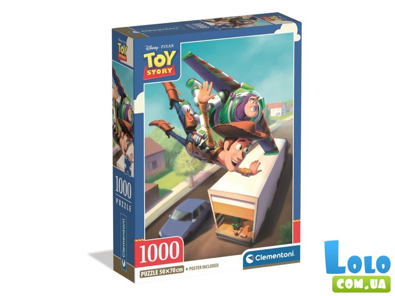 Пазл Полет героев из истории игрушек, Clementoni, 1000 эл.