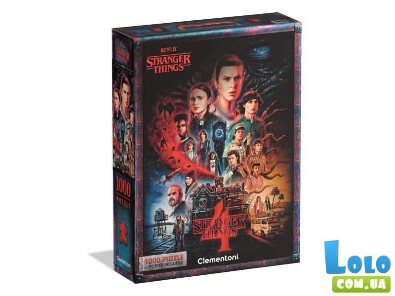 Пазл Очень странные дела 4 (Stranger Things), Clementoni, 1000 эл.