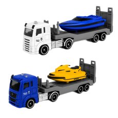 Машина Грузовик с моторной лодкой, TechnoDrive (в ассортименте)