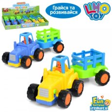 Трактор с прицепом, LimoToy (в ассортименте)