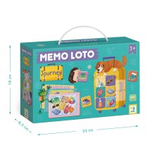 Настольная игра мемо и лото 2в1 Собираемся в путешествие, Dodo