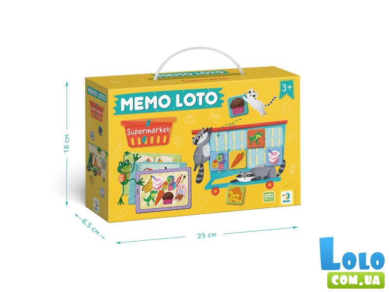 Настольная игра мемо и лото 2в1 Супермаркет, Dodo