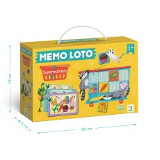Настольная игра мемо и лото 2в1 Супермаркет, Dodo
