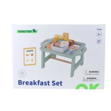 Игровой деревянный набор Завтрак на подносе, Tooky Toy