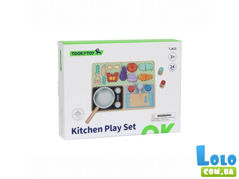 Игровой деревянный набор Кухня, Tooky Toy