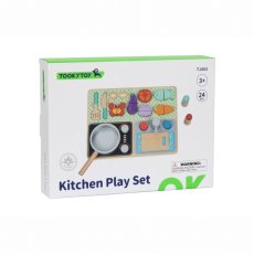 Игровой деревянный набор Кухня, Tooky Toy