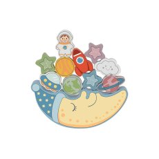 Деревянная шнуровка-балансир Космос, Tooky Toy