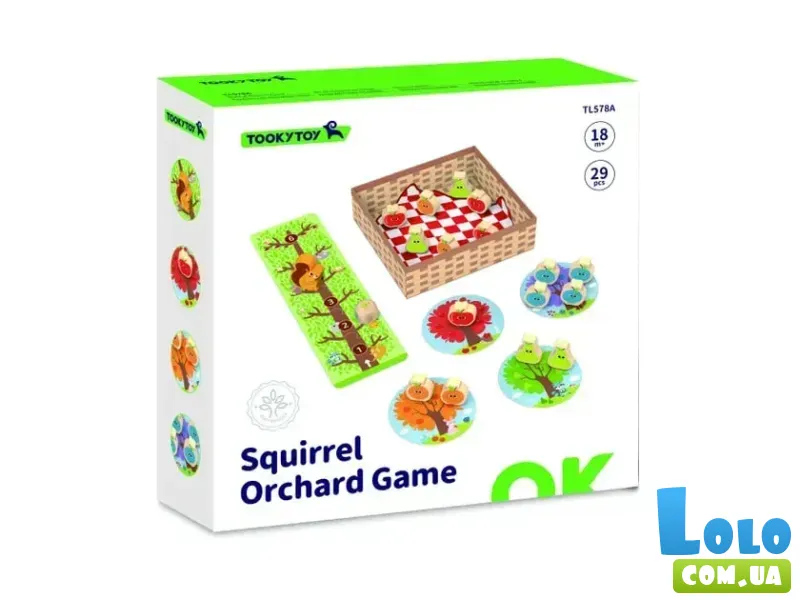Настольная игра Сад белочки, Tooky Toy