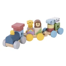 Деревянный поезд-сортер, Tooky Toy