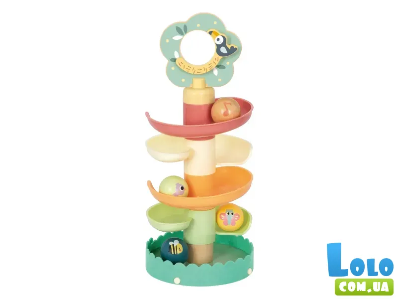 Развивающая игрушка Шариковый спуск Цветок, Tooky Toy