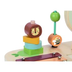 Деревянный развивающий центр столик Лесные друзья, Tooky Toy