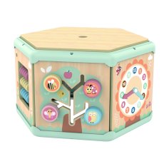 Деревянный развивающий центр бизикуб 7в1, Tooky Toy