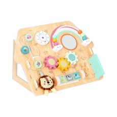 Деревянная развивающая доска бизиборд 2в1, Tooky Toy