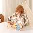 Деревянная развивающая доска бизиборд 2в1, Tooky Toy