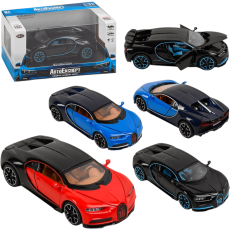 Машина металлопластиковая Bugatti Chiron, АвтоЕксперт (в ассортименте)