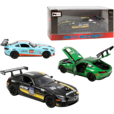 Машина металлопластиковая Mercedes-AMG GT3, АвтоЕксперт (в ассортименте)