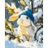 Картина по номерам Белый снежок с хвостиком, Brushme (40x50 см)